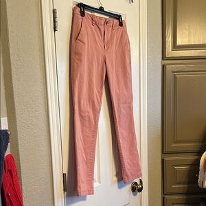 GAP Pink Girlfriend Khaki Jeans